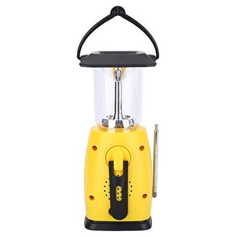 LED Camping Lantern, Solar Power Hand Crank Flashlight with 8H Play Time, 4 Charging Modes, USB Charger for Cellphone, Waterproof Tent Light for Hurricane, Emergency, Survival Kits, Hiking, Fishing Cover