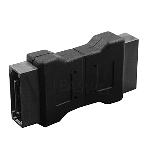 Adaptador 7pin SATA 3.0 macho a macho 6Gbps ángulo recto