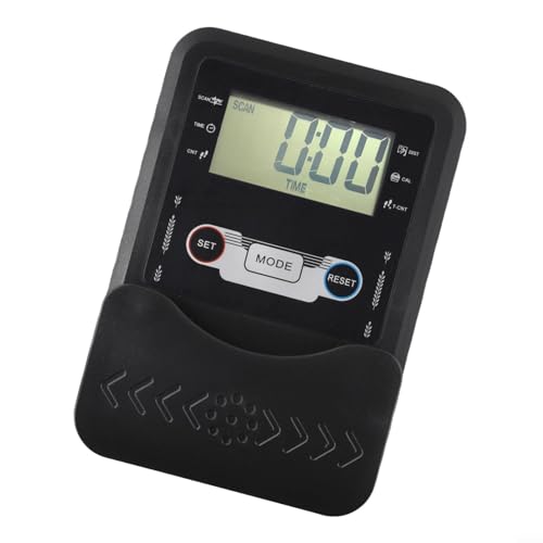 Dcfbkl Contador de máquina de remo para el hogar, monitor ajustable de repuesto para gimnasio para contador de dispositivos de bicicleta de fitness