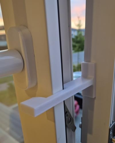 4er Set Fensterstopper für Kippfenster | Sicherer Zugluftschutz & Fensterhalter | Verhindert Zuschlagen bei Wind & Durchzug | Speziell für gekippte Fenster | Robustes Design & einfache Anwendung