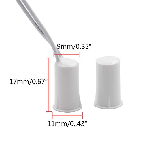 Image of 5 Sets RC-33 Nomally Closed Recessed Security Window Door Contact Sensor Alarm Magnetic Reed Switch