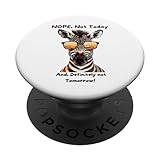 Photo Gallery cool zebra, funny zebra, stampa nera, nope not today popsockets popgrip intercambiabile Photo Gallery cool zebra, funny zebra, stampa nera, nope not today popsockets popgrip intercambiabile