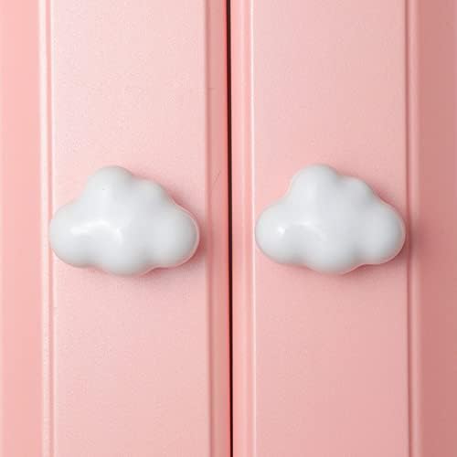 Ceramic wardrobe pull for nursery, hook handle for drawer, sideboard, wall, door, for nursery or nursery 1 pc.| | - - (Color: bashou08tc-yue-huang)
