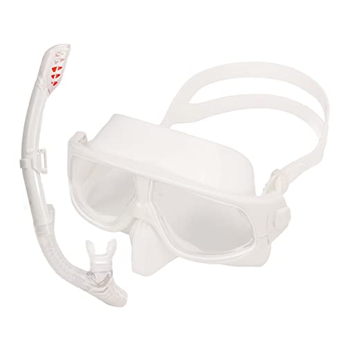 Juego de Snorkel Seco con Máscara Antivaho de Silicona Duradera para Natación