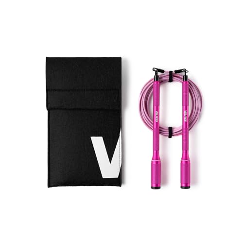 Velites Corde Cyclone pour CrossFit et Entraînement, Sauts Doubles, Rose