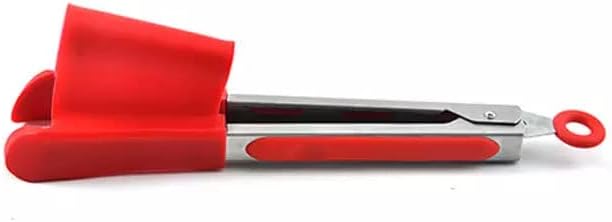 Miniatura 2 de Generic Espátula roja de 12 pulgadas, pala creativa 2 en 1, multifuncional, antiadherente, de silicona, para cocina, 2 tamaños, resistente al calor