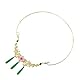 JUSONGKWCP Tagebücher Apothekerin Halskette Anime Figur Maomao Cosplay Necklace Accessories Grüne Edelstein Anhänger Jewelry