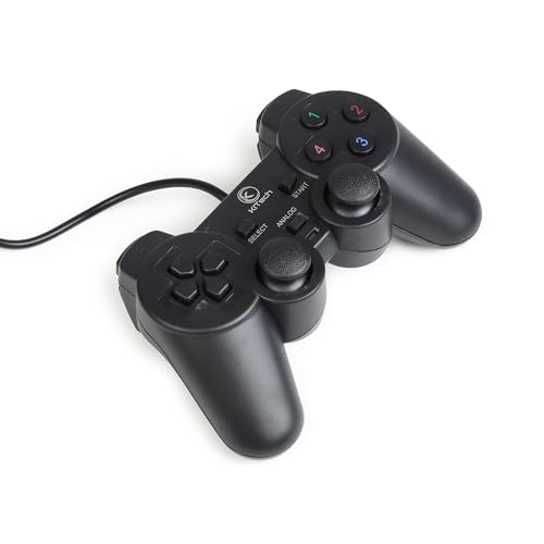 Image of KiTech USB Wired Gaming Controller, PC Gamepad, Black