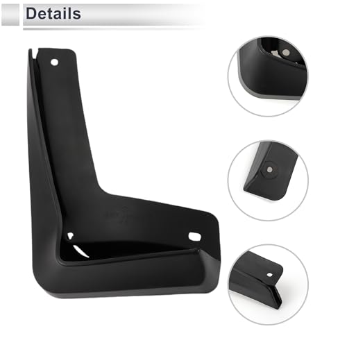 Image of X AUTOHAUX 1set Front and Rear Mud Flaps Splash Guards Mud Guards for Acura TLX-L 2018-2021 W /Mount Accessories