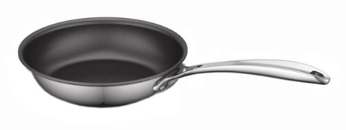 Cuisinox POT-420F-MX Super-Elite Non-Stick Fry Pan Tri-Ply Bonded, 20cm, 1, Stainless Steel