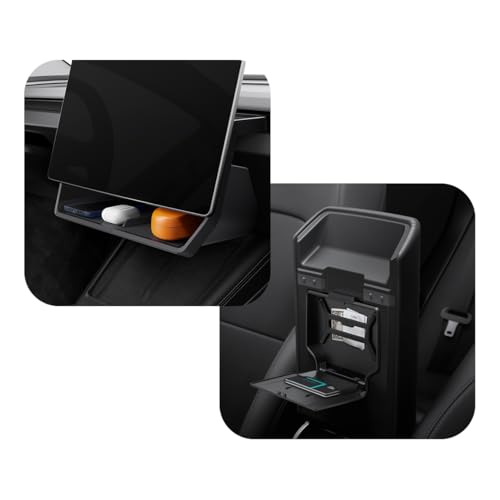 Rangement Console Spigen pour Tesla Model Y : Finition Luxe et Ajustement OEM