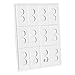 Bates- White Outlet Covers, Wall Plates, Pack of 12, Electric Wall Plate Cover, Outlet Plate, Plug Cover, Outlet Covers, Power