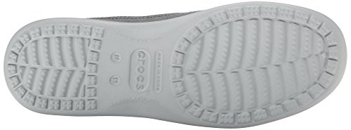crocs Men's Santa Cruz 2 Luxe M Slip-On Loafer, Charcoal/Light Grey, 7 M US - Thumbnail 6