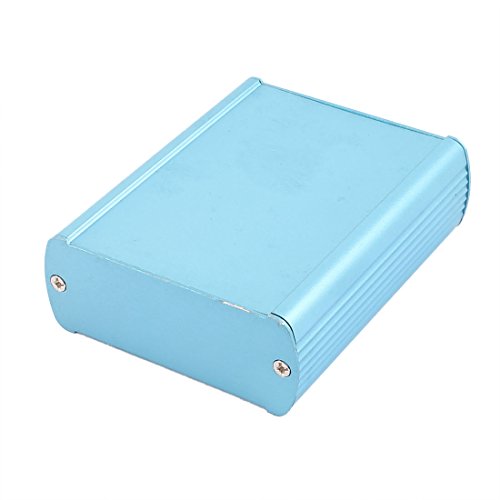 Caja para conectores y adaptadores de aluminio extruido azul miniatura 1