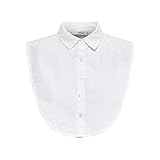 Blusenkragen-Einsatz ONLY Damen ONLSHELLY Life Weaved Collar Acc NOOS Halstuch, Weiß (Bright White Bright White), ONE Size