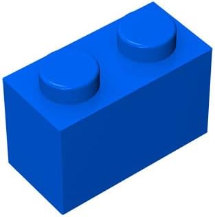 Ladrillo de construcción clásico de 1 x 2, bloque de ladrillo a granel de 100 piezas, compatible con piezas y piezas Lego 3004, juego creativo -