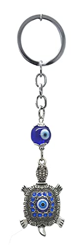 Image of Keychain for Car Bike & Home Keys | Good Luck Protection Charm Key Ring | Stylish Positivity Evil Eye Key Chain for Birthday Gifting and Decorative Purpose