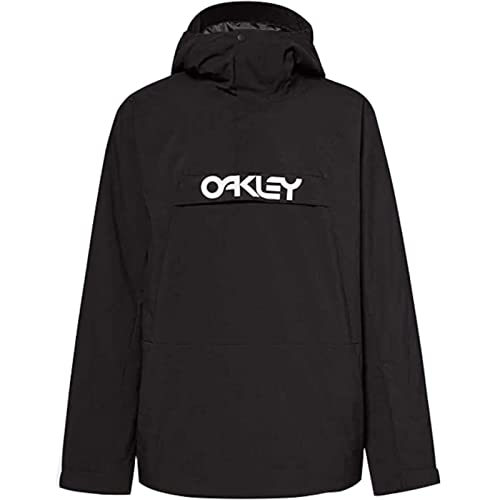 Oakley Men's Thermonuclear Protection TBT Insulated Anorak Jacket, Blackout, Large