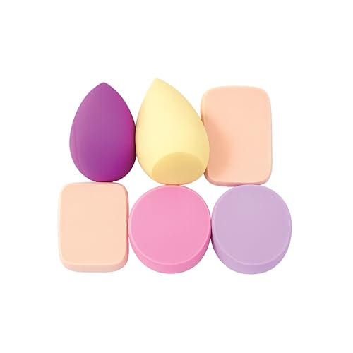 Image of Makeup Blender Puff, Beauty Sponge for Foundation and Concealer, Pack of 4