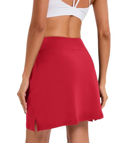 Image of Oyamiki Women's Active Athletic Skort Lightweight Tennis Skirt Perfect for Running Training Sports Golf