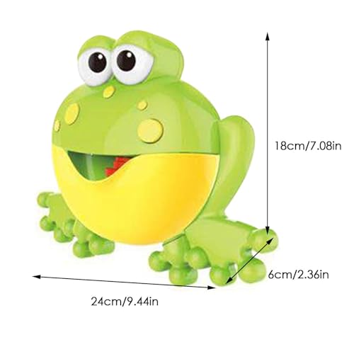 Frog automatic bubble maker pour apaiser les enfants qui ont peur du bain
