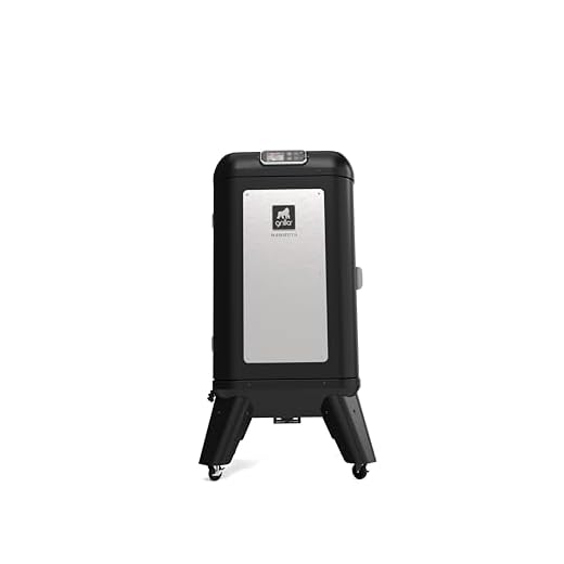 GRILLA Mammoth Vertical Smoker with Lipped Deflector, Quick Temperature Recovery, and 1,660 Square Inches Cook Space for Smoking, Outdoor Cooking, Grilling