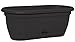 Bloem 18in Lucca Window Box Black 6 Pack
