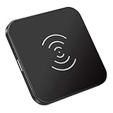 CHOETECH Wireless Charger Qi Wireless Charger Pad with Anti-Slip Rubber Compatible with iPhone XR,XS,XS Max, iPhone X,8,8 Plus, Samsung Galaxy S9/S8 Plus,Note 9/8,S7 and Qi-Enabled Devices (Black)
