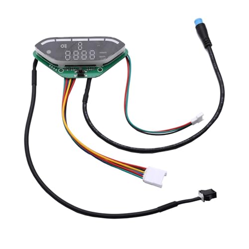Panel de pantalla LCD para salpicadero de bicicleta eléctrica de 36 V, fácil de usar, para una conducción mejorada con seguimiento de datos en tiempo real, medidor de bicicleta multifuncional