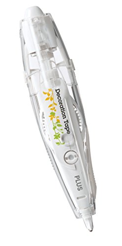 PLUS Japan Dekorationsstift Blumenraken Muster, 6mm, 6m, Basteln, Karten, Dekoration Cover