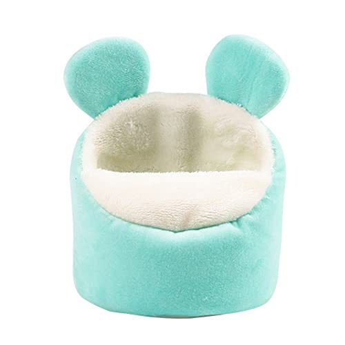 Yurika 小動物用ハウス 冬用 寝袋 ハムスター ハウス ペットの暖かいミニ巣 小動物 ハムスター クッションベッド 休憩所 遊び場 カエル