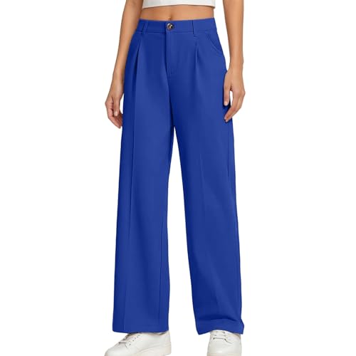 Pantalon large fille confortable style preppy école cérémonie