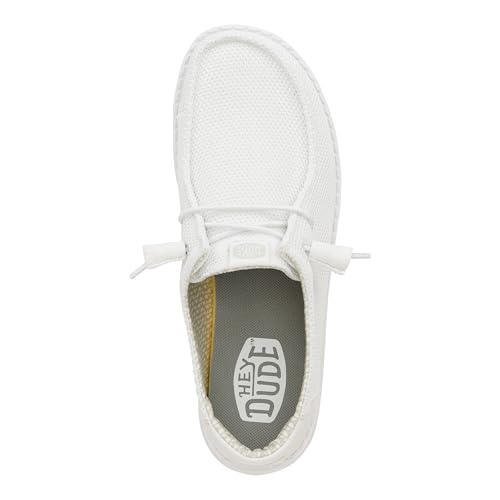 Image of HEYDUDE Women's Wendy Stretch Sox Slip On Loafer | Lightweight Stretch Mesh Easy On | Elastic Laces, Sock Like Fit
