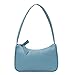 Pannolino Tote Bag Retro Donne Tinta unita Zipper Phone Bag Borsa a Mano Borsa A Tracolla Borsa Ascella Borsa, Blu, Taglia unica