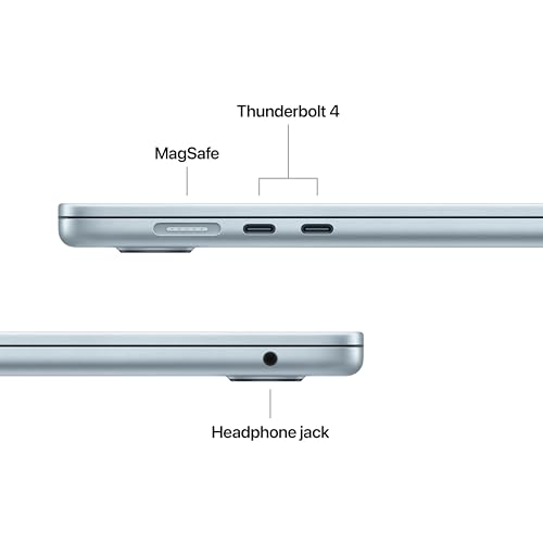 Apple MacBook Air 15,3" Liquid Retina M4 chip 16GB RAM 256GB SSD Touch ID 12MP camera Hemelsblauw - Afbeelding 6