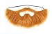 Honcloud Easy to Wear Fake Beard Novel Styles Suitable for Costume Matching Halloween Party (Ginger)