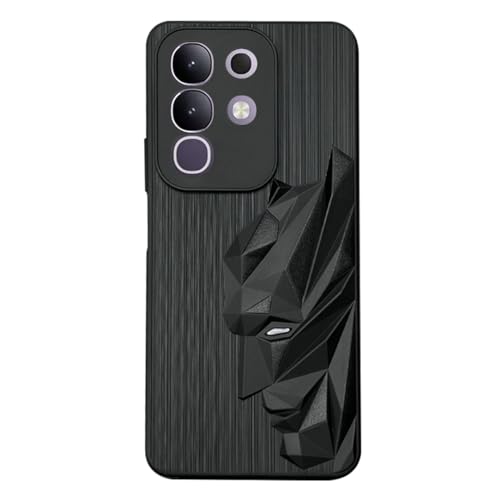 NIUKIN Silicone Case for Vivo T4x 5G / iQOO Z10x 5G Black - Image 2