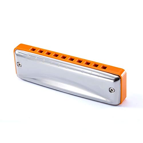 KIRANDIE Diatonic Harmonica Blues Organe de la Bouche Harp 10 Trous Clé Orange de C/D/E/F/G/A/BB Reed avec boîte à Bois… - Les Beatles, Paul McCartney, John Lennon, RIngo Starr, George Harrison KIRANDIE Diatonic Harmonica Blues Organe de la Bouche Harp 10 Trous Clé Orange de C/D/E/F/G/A/BB Reed avec boîte à Bois… – Image 5