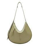 Anpassbar Liebeskind Berlin Damen Naomi Heavy Pebble Hobo L, Princess Green, Large (HxBxT 41.3cm x 51.7cm 0.5cm) EU