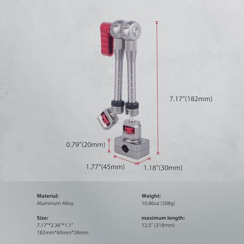Soporte de abrazadera ultra resistente IPX6 con ajuste angular para sistemas de iluminación 3