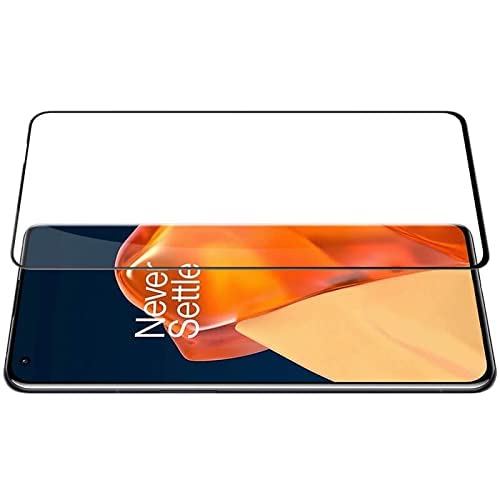 Image of OCTRIX Tempered Glass for Oneplus 9 / 9R / 8T Screen Protector Guard, Full Glue Clear Easy Install Kit, Case Friendly, Pack of 1