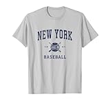 Design rétro rétro New York Vintage Baseball T-Shirt