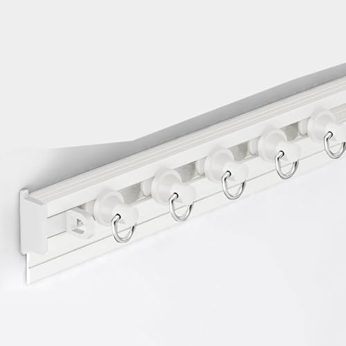 ARCEFT Zelfklevende Plafond Of Muur Gordijnspoor,Zelfklevende Gordijnroede Plafond Of Muurmontage Voor Kantoor En Woonkamer