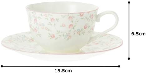Noritake ノリタケ カップ & ソーサー ( コーヒー ティー 兼用) 220cc キューティーローズ 電子レンジ対応 ボーンチャイナ T59387A/9940