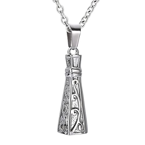 Collier urne pour cendres pendentif étanche en acier inoxydable pour protéger vos souvenirs