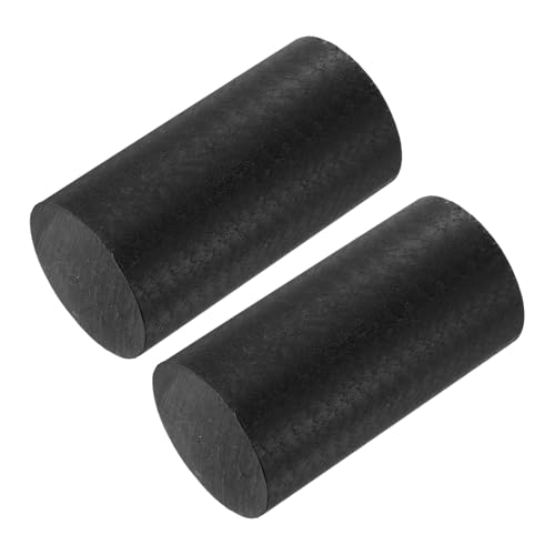 Image of MECCANIXITY ABS Plastic Rod Round Solid Bar 50 mm x 100 mm Black for DIY Model Material, Architectural Model Making, DIY Sand Table, Pack of 2