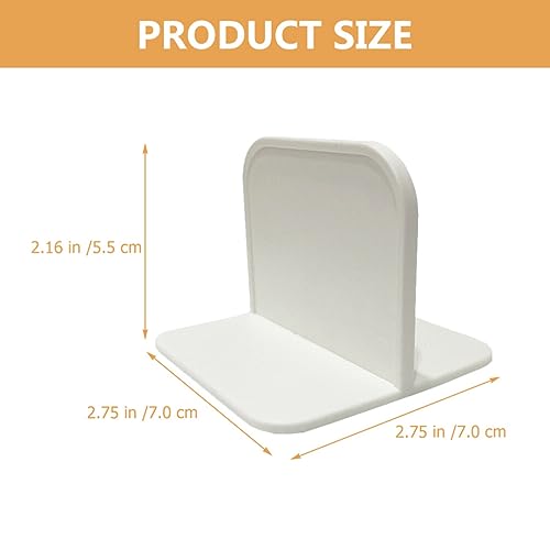 Image of SOLUSTRE 4 Pack Playpen Stabilizers Adhesive Playpen Fixator Plastic Base Feet Support Secure to Floor Baby Play Pen Stabilizer 2.75 X 2.75 X 2.16 in
