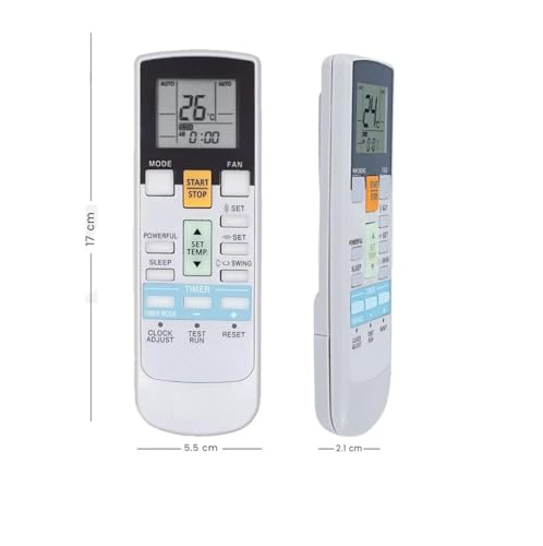 Image of 7-SAT Compatible with O General AC Remote Original Suitable for Split & Window AC (Come with 2 AAA Batteries)