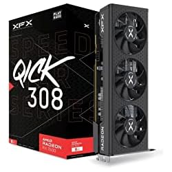 XFX Speedster QICK308 Radeon RX 7600 - Tarjeta gráfica para Juegos con 8 GB GDDR6 HDMI 3xDP, AMD RDNA™ 3(RX-76PQICKBY)