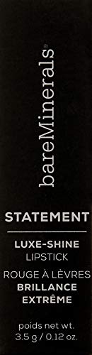 Bareminerals Statement Luxe Shine Lipstick, Alpha, 0.12 Ounce #TOP1